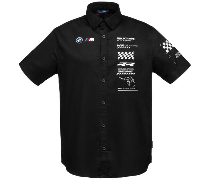 BMW Motorrad Κοντομάνικο Πουκάμισο Race Team Ανδρικό Μαύρο ΕΝΔΥΣΗ